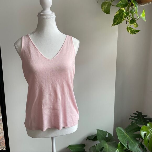 Eileen‎ Fisher Pastel Pink knit tank - Picture 11 of 11
